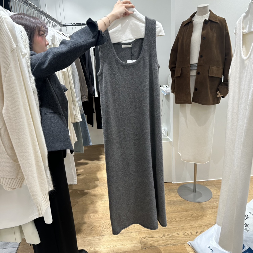 VERVEINE東大門㊣直郵女士新款25秋冬職業時尚熱賣休閑連衣裙VERVEINE連衣裙圖色2