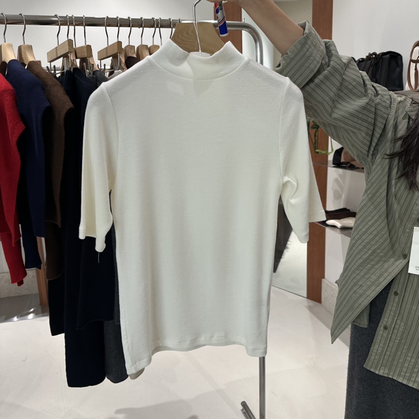 ANDMORE BUTTON東大門㊣實拍女士新品真品職業休閑推薦T恤ANDMORE BUTTONT恤圖色1