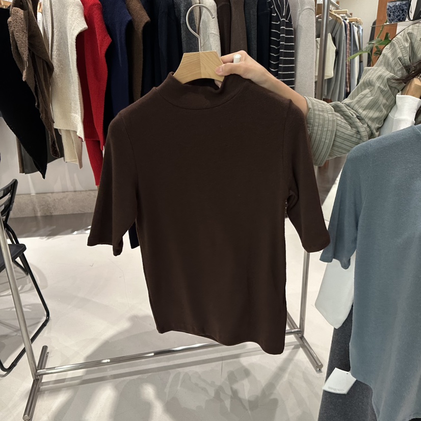 ANDMORE BUTTON東大門㊣實拍女士新品真品職業休閑推薦T恤ANDMORE BUTTONT恤圖色4