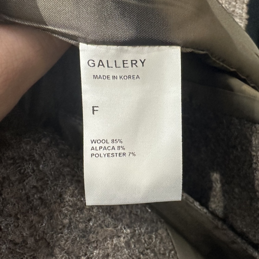 GALLERY-P東大門㊣代購女士新款25秋冬推薦時尚休閑夾克羊毛GALLERY夾克