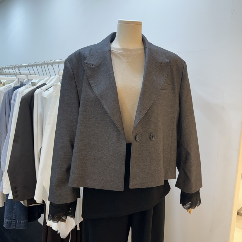 AIME HOPE MAKE韓國直郵㊣女裝新品推薦真品時尚熱賣夾克AIME HOPE MAKE夾克圖色1
