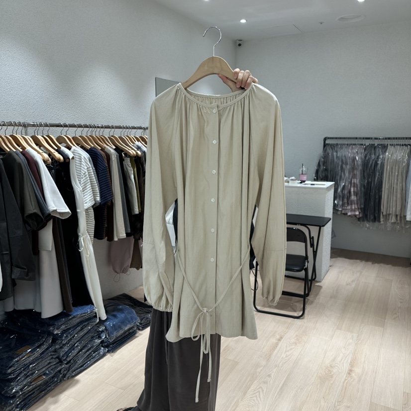EPIC-S東大門㊣代購女裝新品熱賣人氣時尚休閑25秋冬襯衫蕾絲衫EPIC-S襯衫/蕾絲衫圖色2