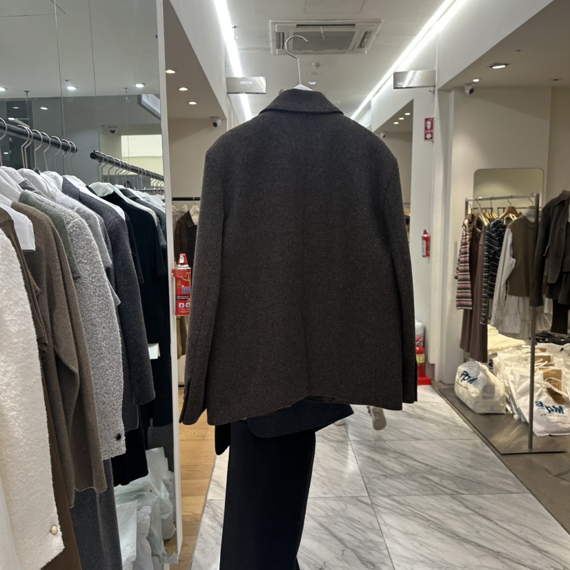 VERVEINE東大門㊣代購女裝新品25秋冬真品推薦時尚夾克羊毛VERVEINE夾克