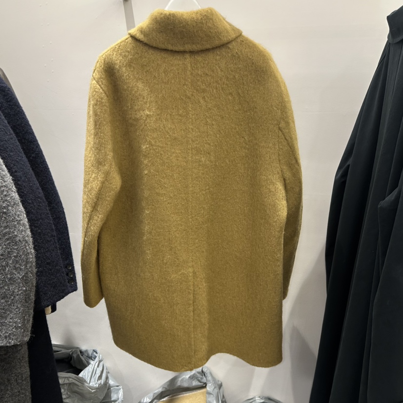 GALLERY-P東大門㊣直郵女士新品真品短款大衣手工制作羊駝毛GALLERY短款大衣