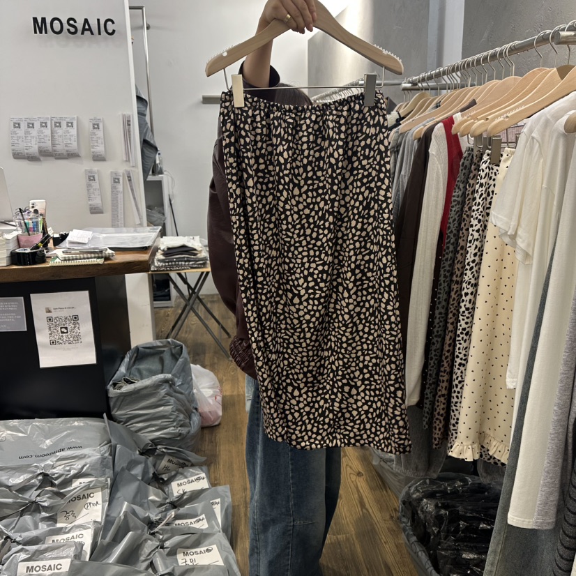 MOSAIC東大門㊣直郵女裝新款職業熱賣25秋冬休閑真品時尚長裙MOSAIC長裙圖色4
