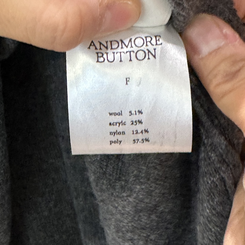 ANDMORE BUTTON東大門㊣代購女士新品真品職業推薦熱賣短裙ANDMORE BUTTON短裙