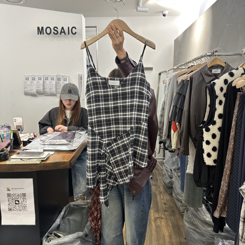MOSAIC東大門㊣代購女士新品真品熱賣時尚職業人氣吊帶背心MOSAIC吊帶/背心圖色1