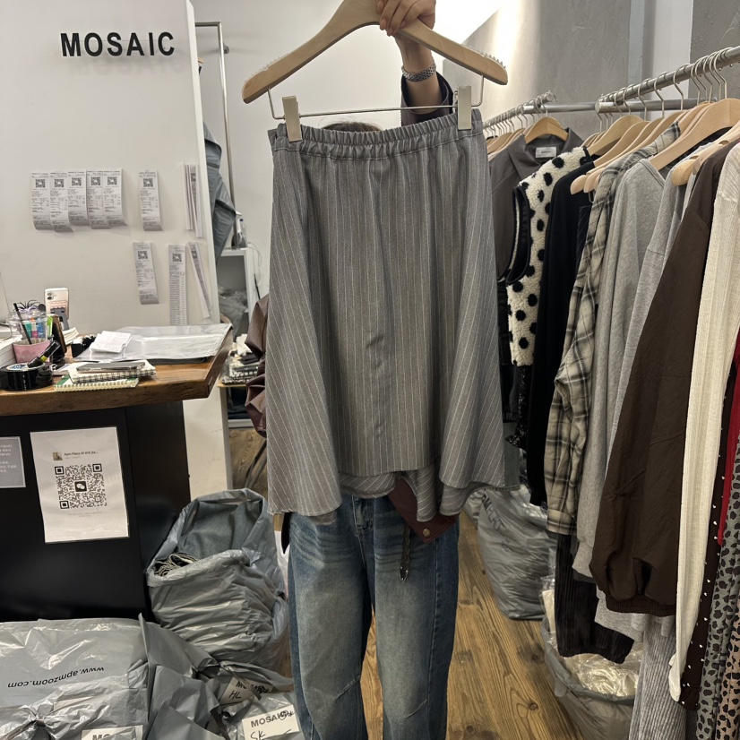 MOSAIC韓國直郵㊣女裝新款推薦人氣時尚真品25秋冬休閑長裙MOSAIC長裙