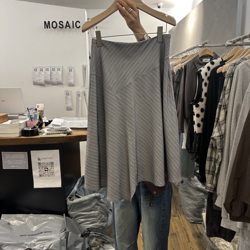 MOSAIC韓國直郵㊣女裝新款推薦人氣時尚真品25秋冬休閑長裙MOSAIC長裙圖色1