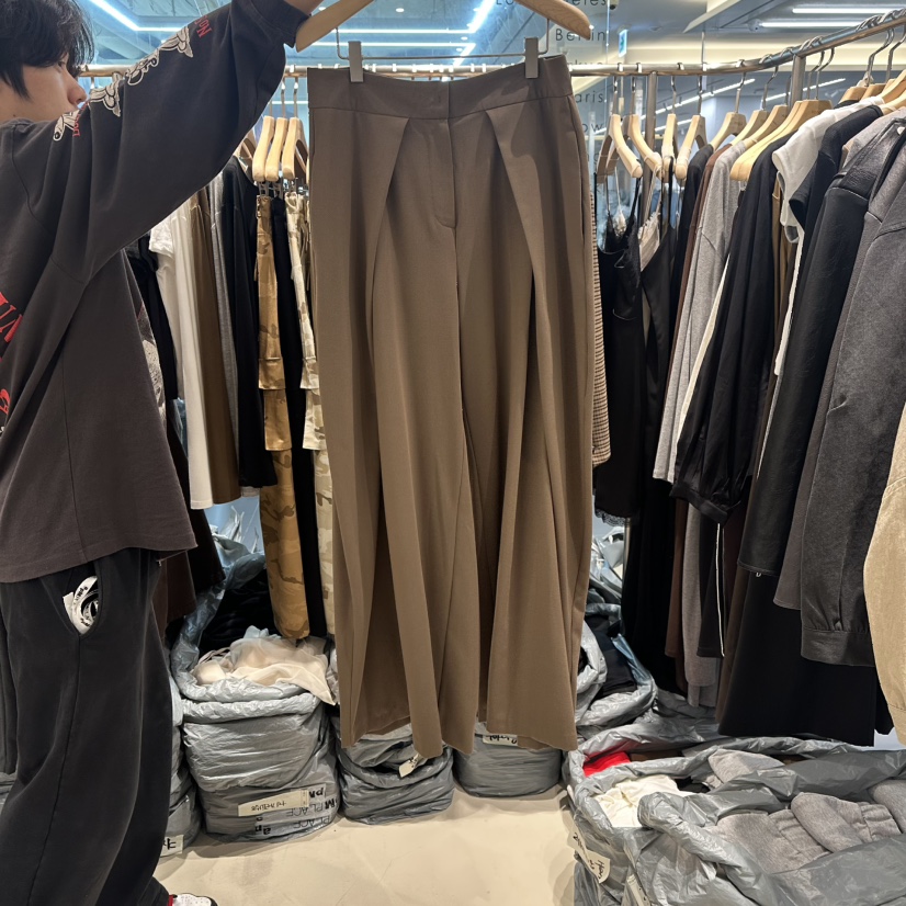 HONG.U東大門㊣直郵女裝新款熱賣職業休閑真品時尚25秋冬休閑褲HONG.U休閑褲圖色1