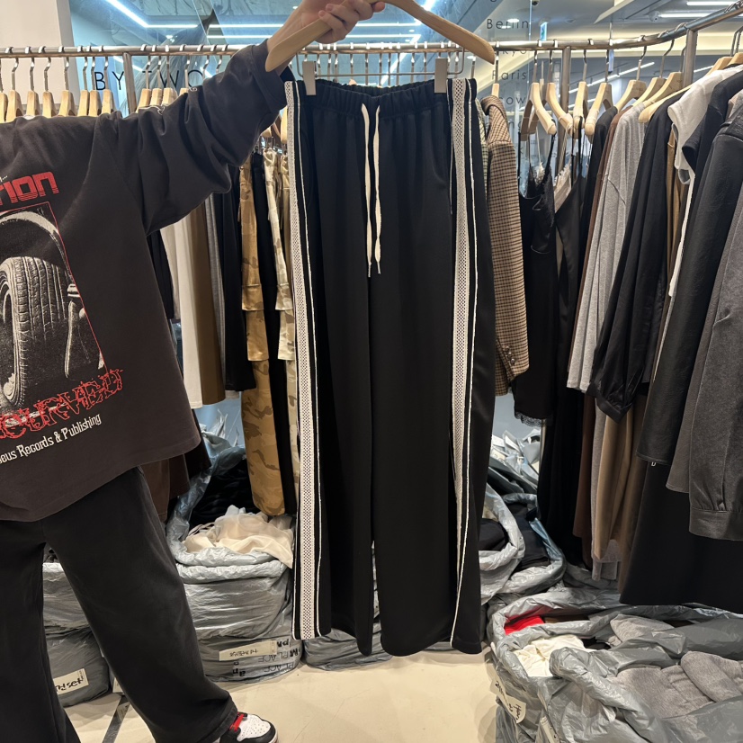 HONG.U韓國代購㊣女裝新款職業人氣真品25秋冬時尚休閑休閑褲HONG.U休閑褲圖色2
