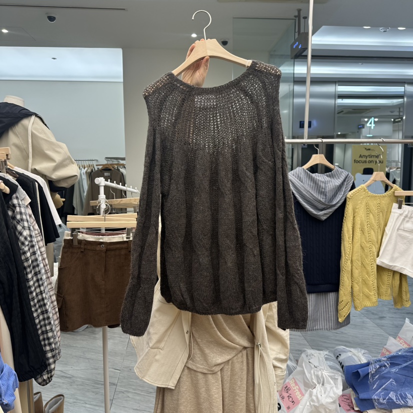 RE:FRESH-L東大門㊣直郵女裝新品熱賣時尚職業休閑推薦針織衫RE:FRESH針織衫圖色3