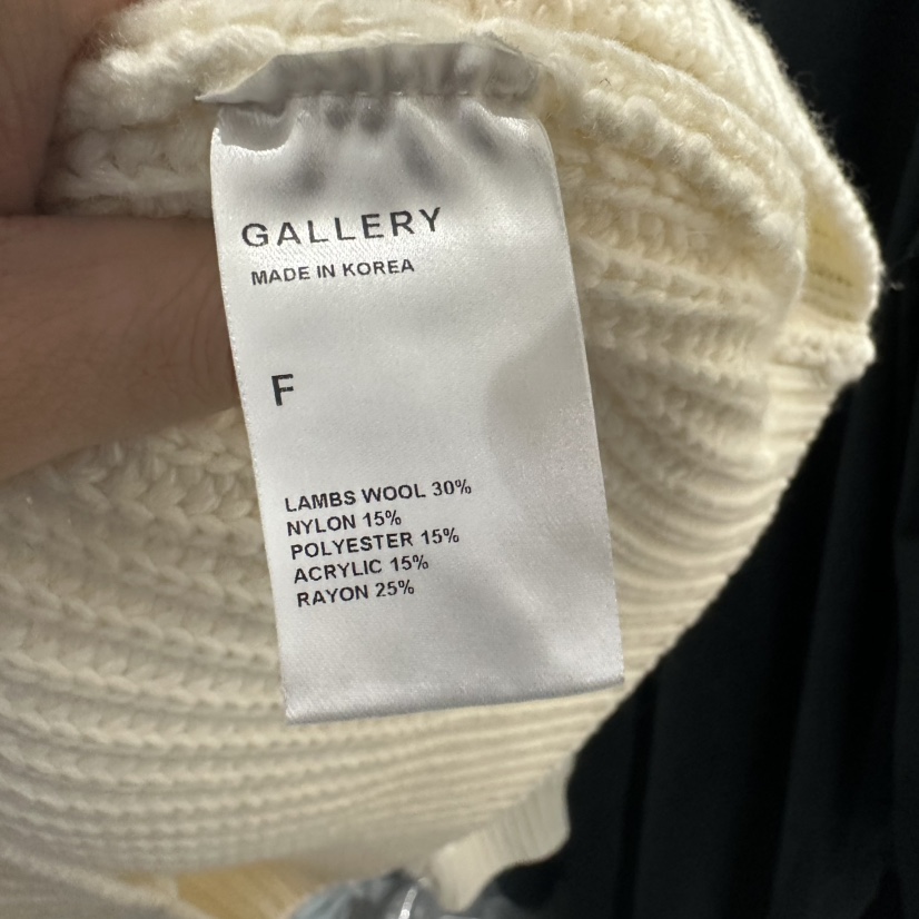 GALLERY-P東大門㊣直郵女士新品25秋冬職業真品針織衫羊毛衫GALLERY針織衫