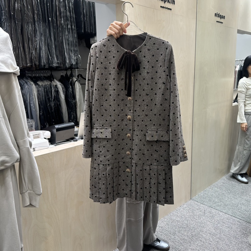 ANNA VERRY-P東大門㊣實拍女士新品25秋冬真品熱賣連衣裙ANNA VERRY-P連衣裙圖色1