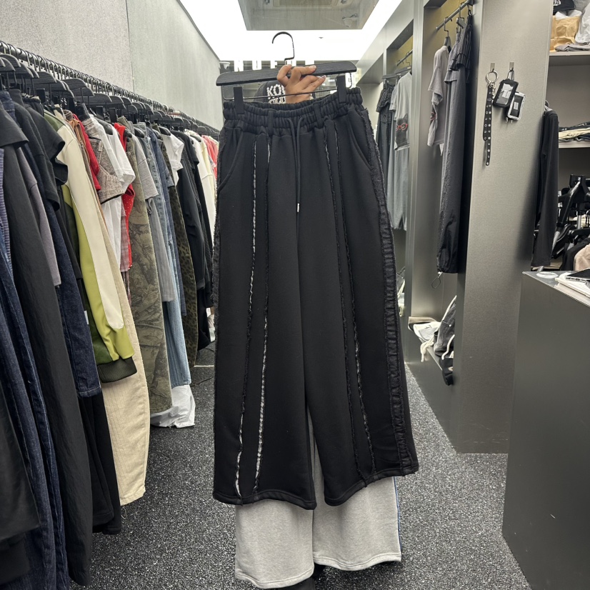NUEUN韓國代購㊣女裝新品休閑職業推薦熱賣人氣時尚25秋冬休閑褲NUEUN/SEEOT休閑褲圖色2