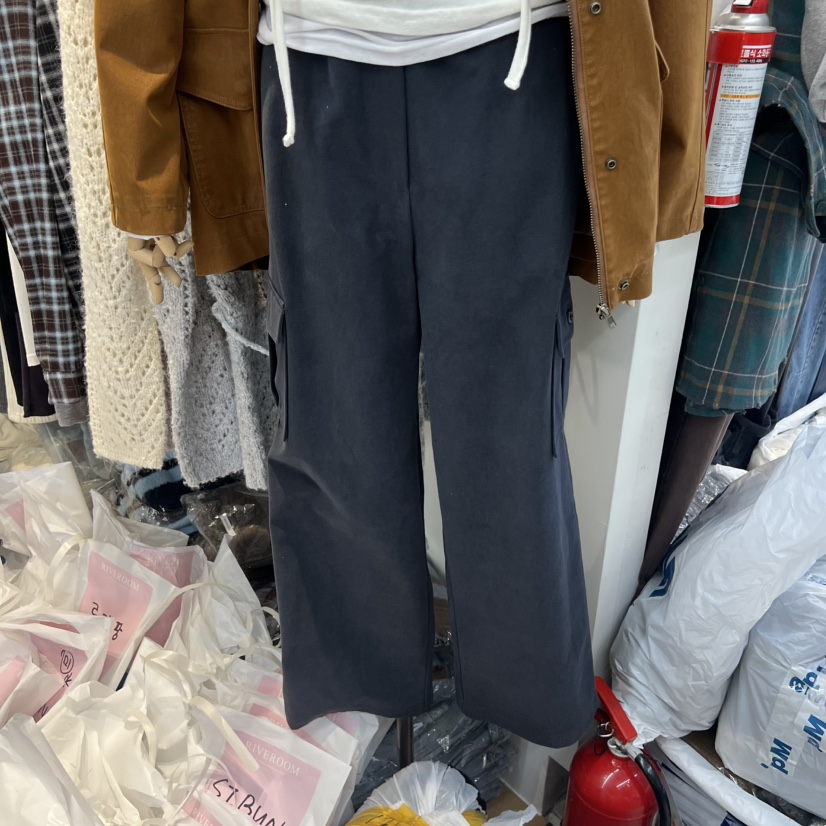 RIVEROOM東大門㊣直郵女士新款真品休閑推薦熱賣時尚休閑褲RIVEROOM休閑褲圖色3