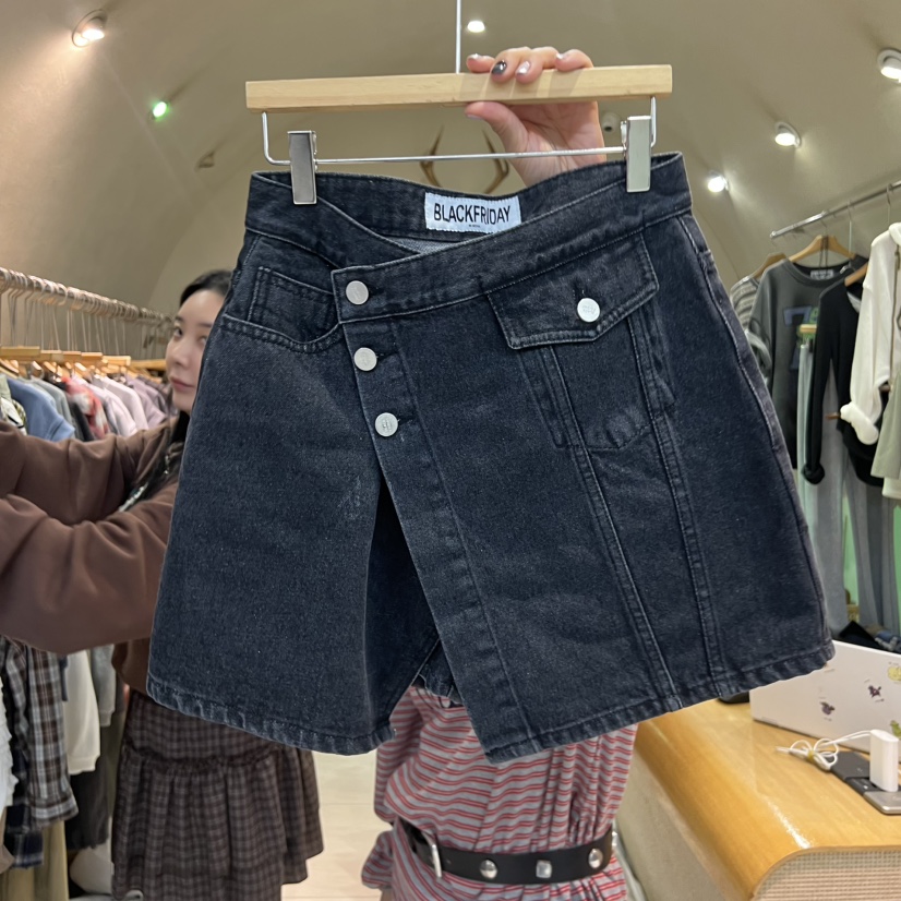 BLACKFRIDAY東大門㊣代購女士新品真品推薦休閑25秋冬時尚裙褲BLACK FRIDAY裙褲圖色1
