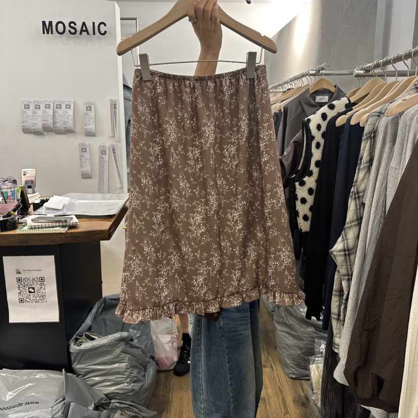 MOSAIC東大門㊣實拍女裝新品人氣真品時尚25秋冬半身裙中短裙MOSAIC半身裙/中短裙