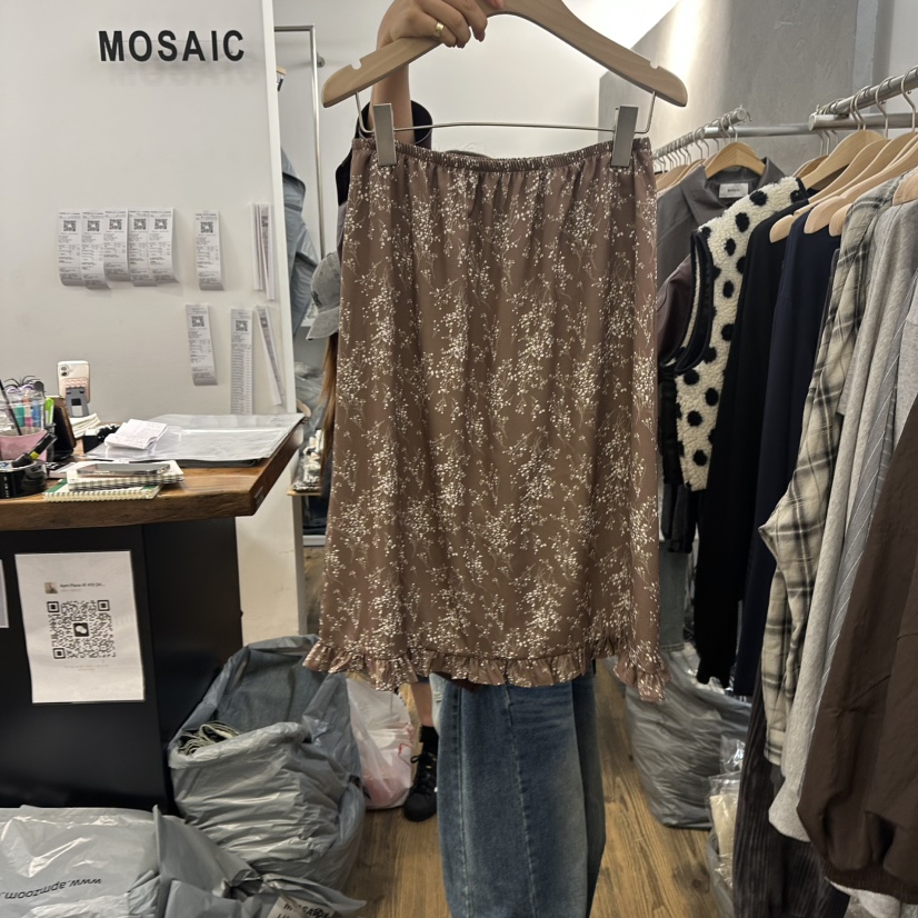 MOSAIC東大門㊣實拍女裝新品人氣真品時尚25秋冬半身裙中短裙MOSAIC半身裙/中短裙圖色1