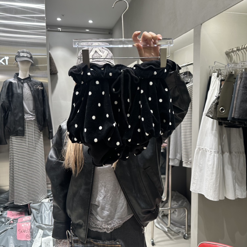 KIKI韓國代購㊣女士新品休閑25秋冬時尚真品人氣短褲天鵝絨KIKI短褲圖色2