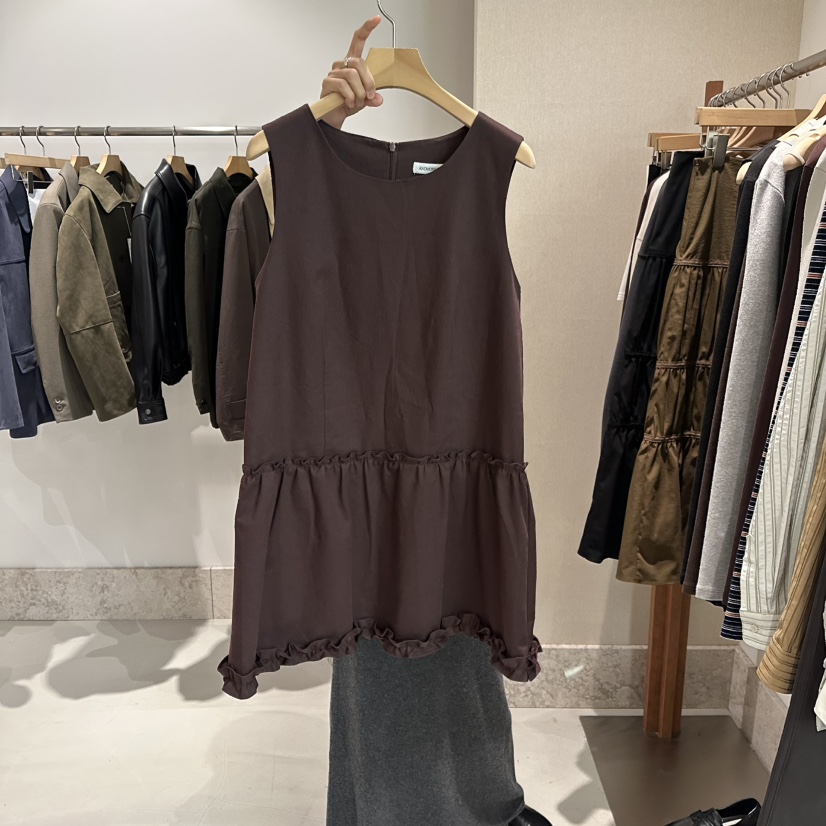 ANDMORE BUTTON東大門㊣直郵女士新品熱賣休閑時尚真品連衣裙ANDMORE BUTTON連衣裙圖色1