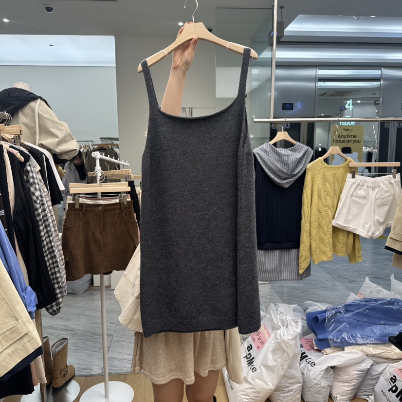 RE:FRESH-L東大門㊣代購女士新品25秋冬熱賣推薦休閑連衣裙RE:FRESH連衣裙圖色2