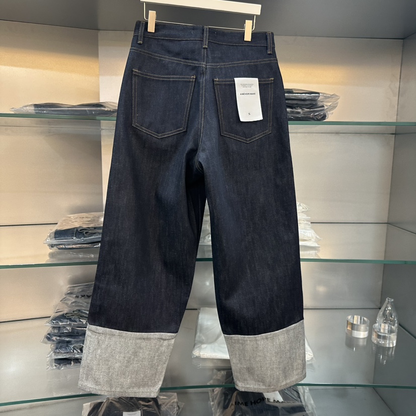 AIME HOPE MAKE東大門㊣直郵女裝新品25秋冬熱賣真品牛仔褲AIME HOPE MAKE牛仔褲