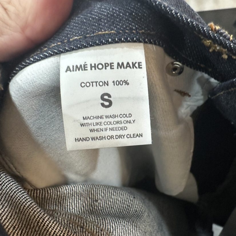 AIME HOPE MAKE東大門㊣直郵女裝新品25秋冬熱賣真品牛仔褲AIME HOPE MAKE牛仔褲