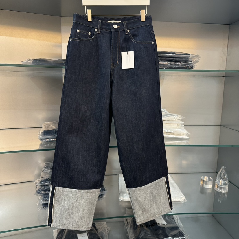 AIME HOPE MAKE東大門㊣直郵女裝新品25秋冬熱賣真品牛仔褲AIME HOPE MAKE牛仔褲圖色1
