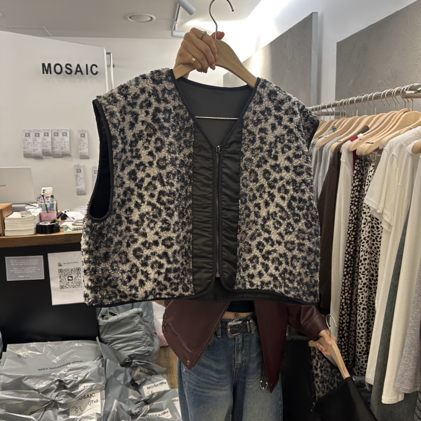 MOSAIC東大門㊣實拍女士新款真品時尚熱賣人氣推薦馬甲兩面穿MOSAIC馬甲圖色1