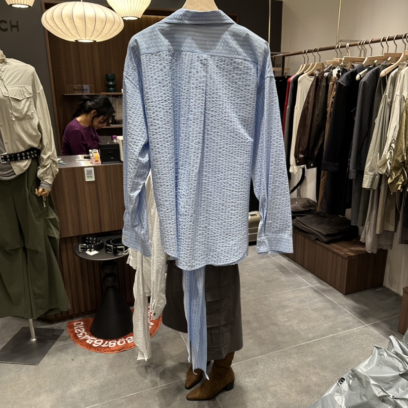 BABYTOUCH韓國代購㊣女裝新品推薦25秋冬職業休閑襯衫蕾絲衫BABYTOUCH襯衫/蕾絲衫