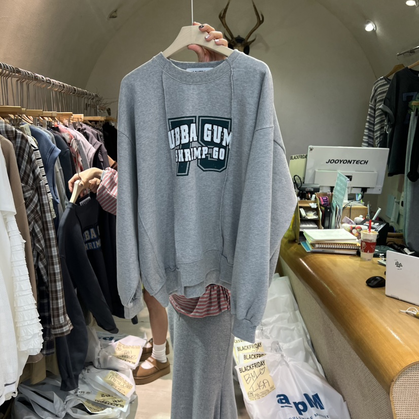 BLACKFRIDAY東大門㊣實拍女士新品休閑推薦真品時尚人氣衛衣BLACK FRIDAY衛衣圖色2