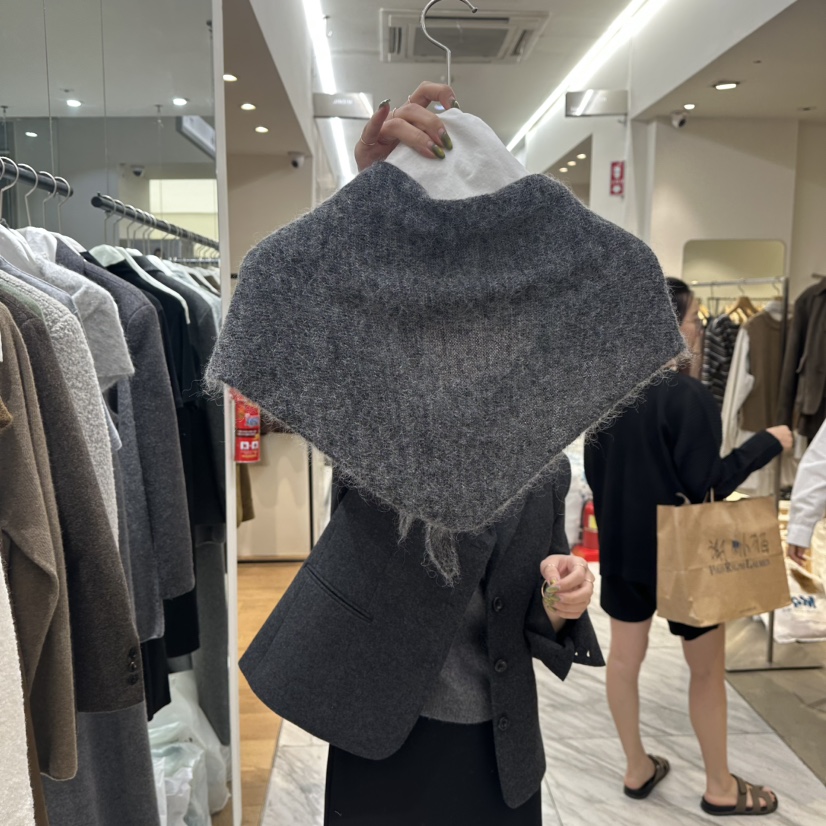 VERVEINE東大門㊣代購女裝新品職業人氣熱賣圍巾披肩馬海毛VERVEINE圍巾/披肩