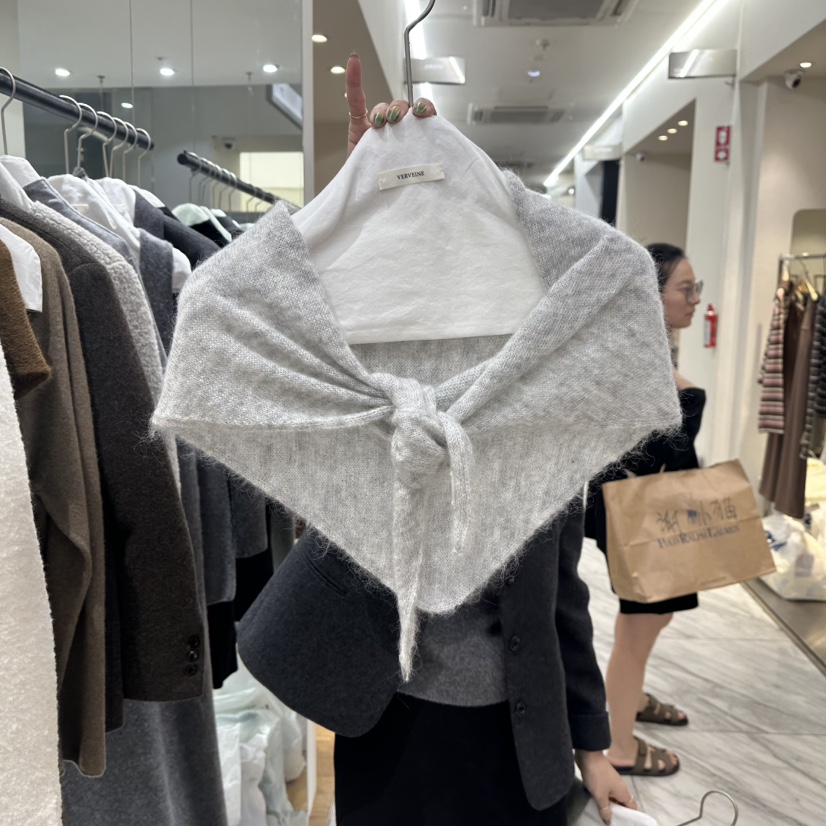 VERVEINE東大門㊣代購女裝新品職業人氣熱賣圍巾披肩馬海毛VERVEINE圍巾/披肩圖色2