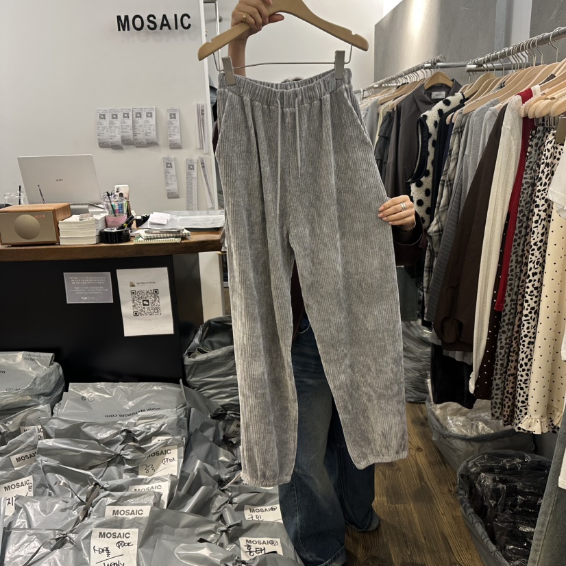 MOSAIC東大門㊣代購女士新品職業時尚休閑真品25秋冬休閑褲MOSAIC休閑褲圖色1