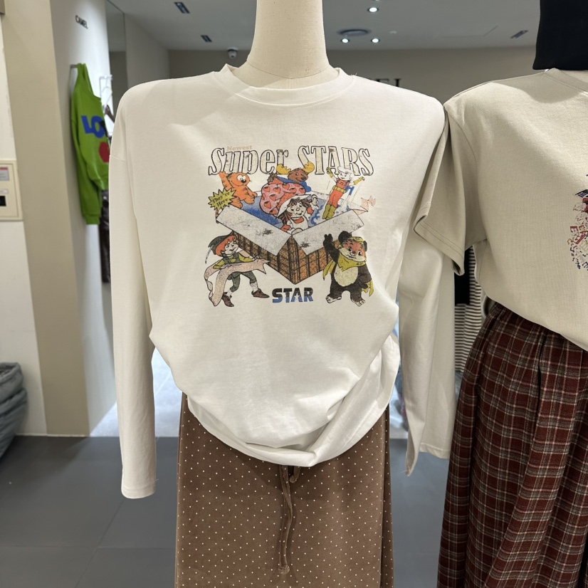 COMBO東大門㊣實拍女裝新品真品人氣時尚熱賣職業推薦長袖T恤COM_BO長袖T恤圖色1