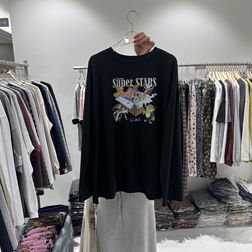 COMBO東大門㊣實拍女裝新品真品人氣時尚熱賣職業推薦長袖T恤COM_BO長袖T恤圖色2