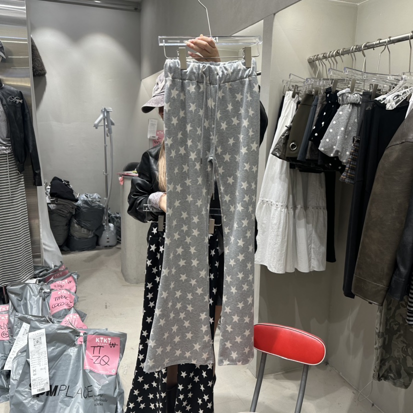 KIKI韓國代購㊣女士新款真品推薦職業時尚休閑25秋冬休閑褲KIKI休閑褲圖色1