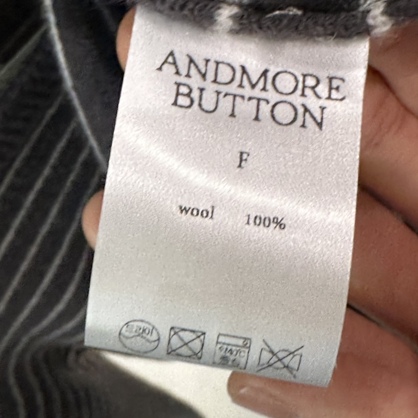 ANDMORE BUTTON東大門㊣直郵女裝新款人氣休閑25秋冬針織衫羊毛ANDMORE BUTTON針織衫