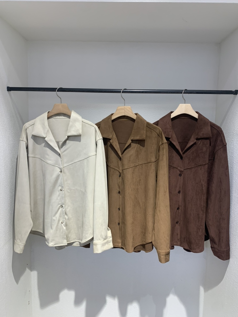 IR BIEN/BIENBIEN東大門㊣實拍女士新品真品襯衫蕾絲衫絨面革IR BIEN/BIENBIEN襯衫/蕾絲衫