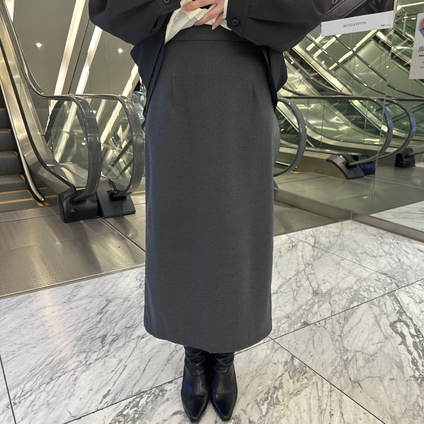 MER東大門㊣實拍女裝新款熱賣人氣真品25秋冬時尚職業休閑長裙MER/ANGELO BIANCO長裙圖色2
