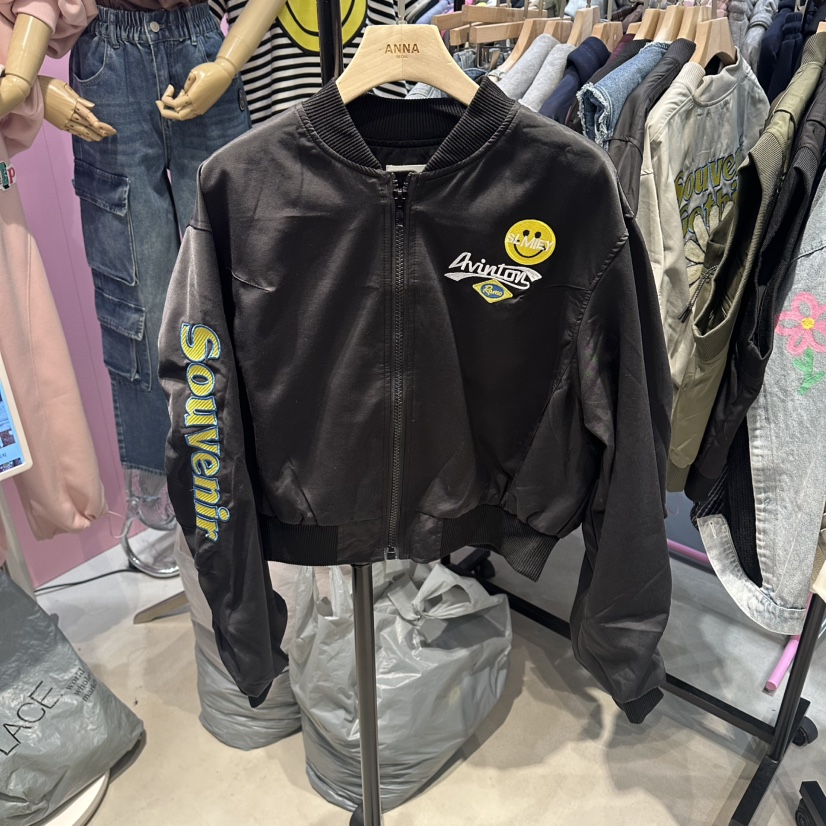 ANNA韓國直郵㊣女裝新品熱賣25秋冬職業推薦休閑時尚人氣夾克ANNA夾克圖色2