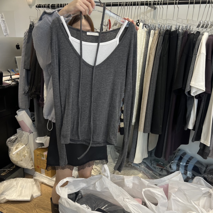 RIVEROOM東大門㊣直郵女士新品真品25秋冬人氣時尚套裝套裝RIVEROOM套裝圖色3