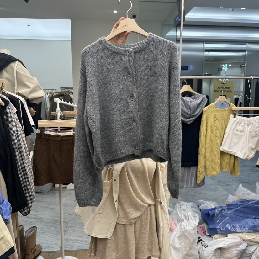 RE:FRESH-L韓國代購㊣女裝新款熱賣時尚休閑推薦人氣針織衫RE:FRESH針織衫圖色3