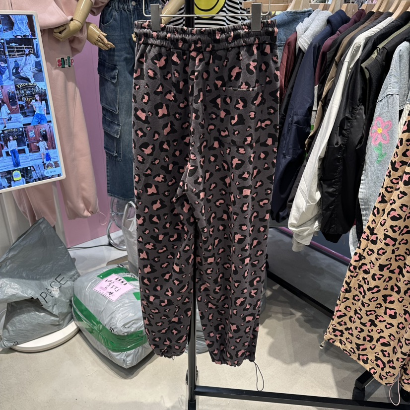 ANNA韓國代購㊣女裝新品休閑職業熱賣25秋冬人氣休閑褲皮褲ANNA休閑褲
