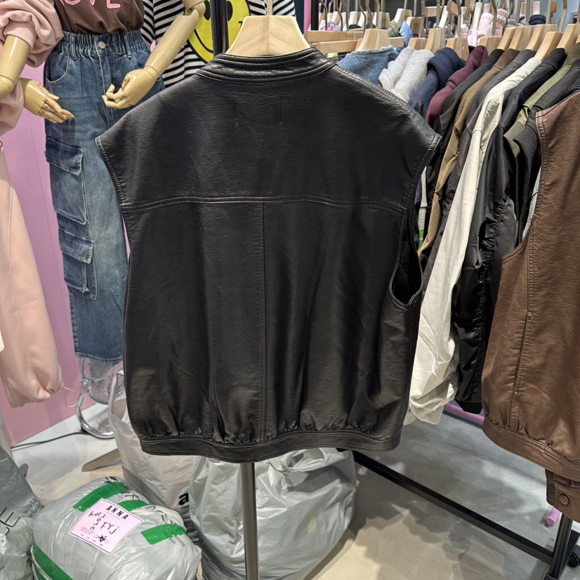 ANNA韓國直郵㊣女士新品人氣真品休閑時尚25秋冬職業熱賣馬甲ANNA馬甲