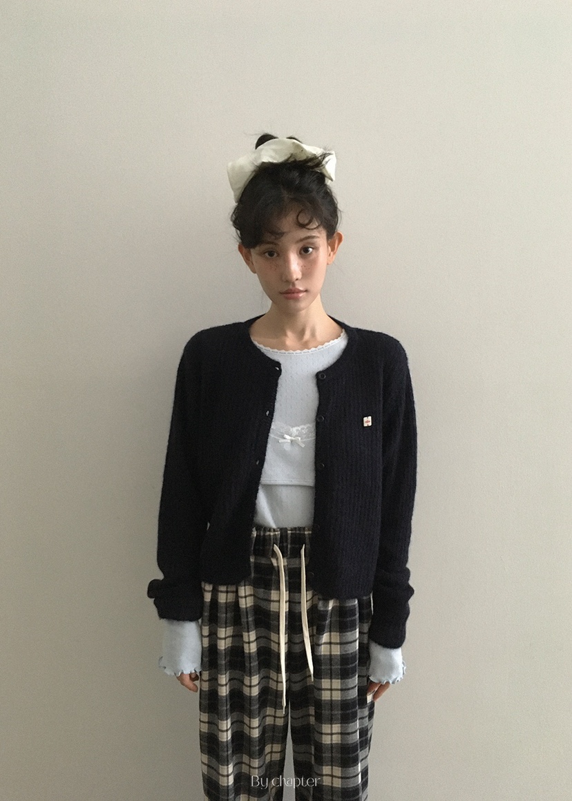 BY CHAPTER東大門㊣直郵女士新款25秋冬職業針織衫馬海毛開衫BY Chapter針織衫圖色3