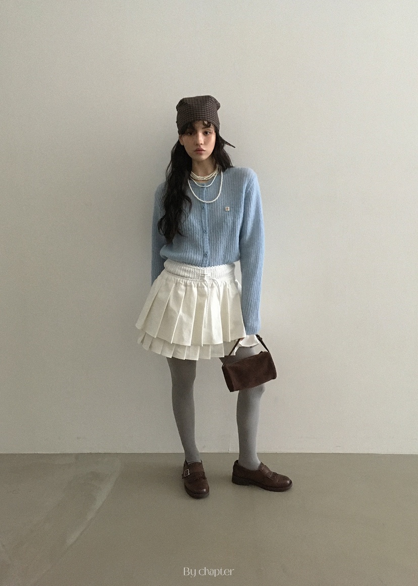 BY CHAPTER東大門㊣直郵女士新款25秋冬職業針織衫馬海毛開衫BY Chapter針織衫圖色4