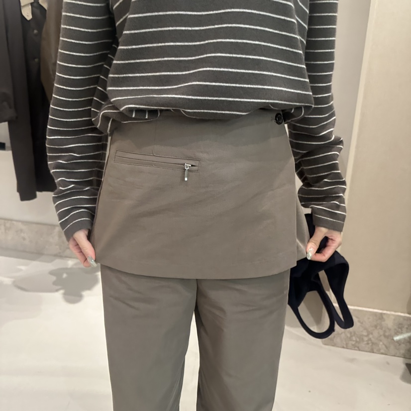 ANDMORE BUTTON東大門㊣代購女裝新品職業休閑時尚真品短裙ANDMORE BUTTON短裙圖色1