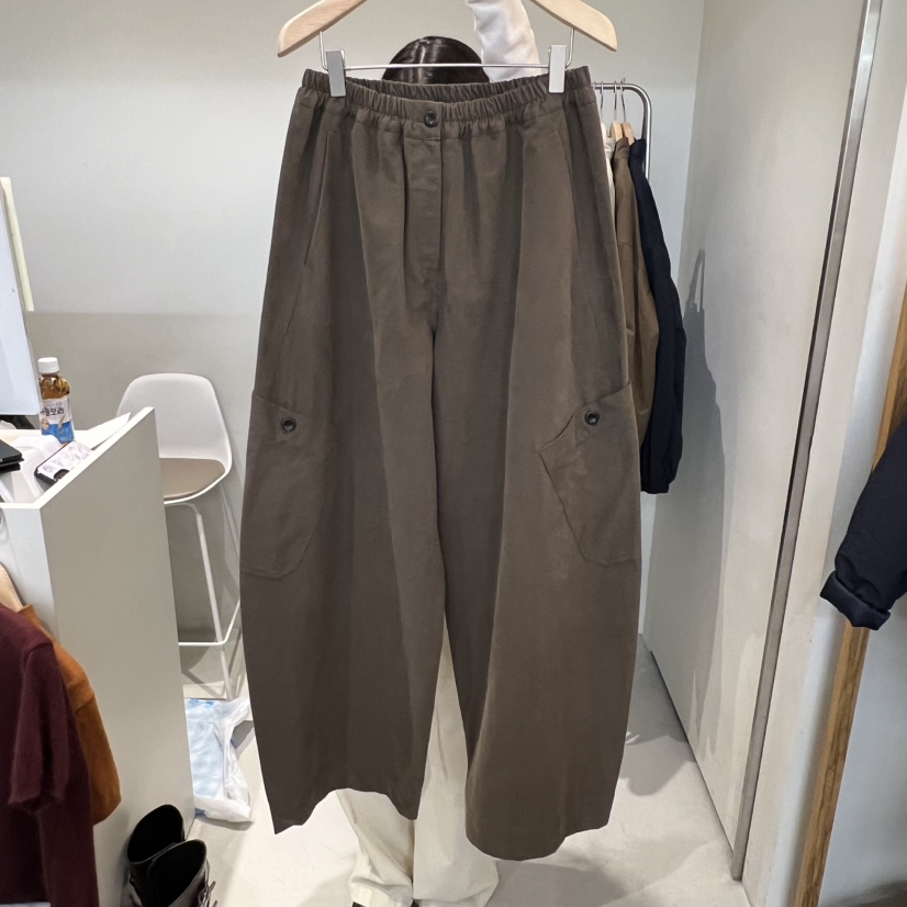 OUTRENE韓國代購㊣女士新款25秋冬真品職業推薦休閑時尚休閑褲OUTRENE休閑褲圖色1